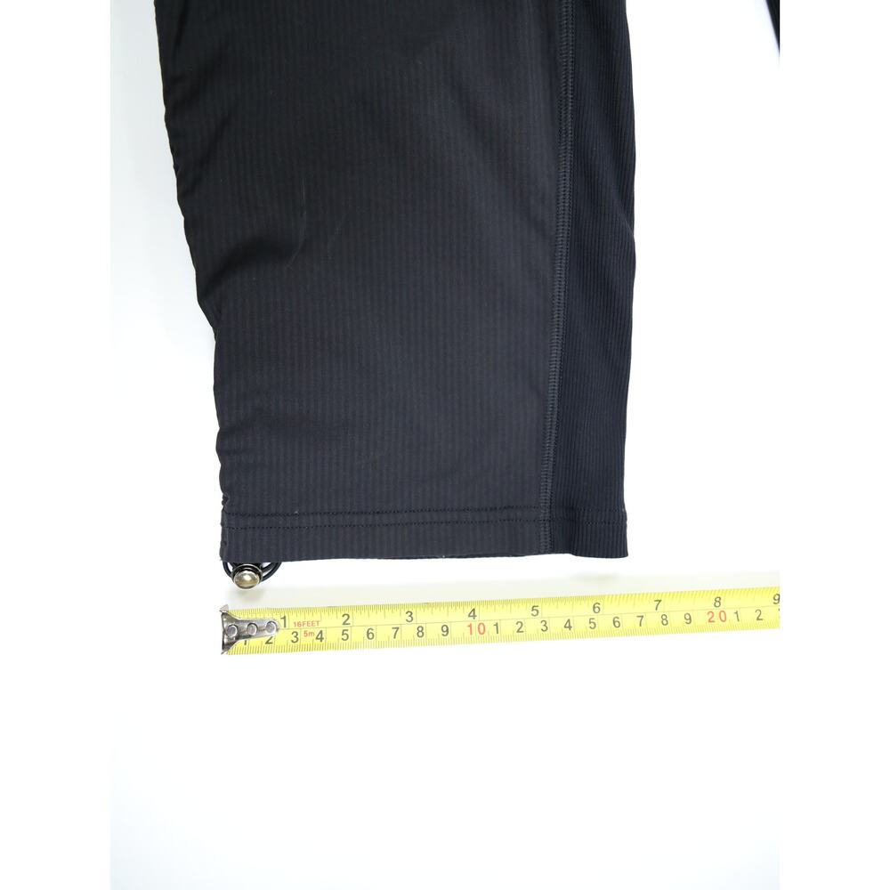 Lululemon Black Woven Jogger Pants 8 Adjustable Hem Minimalist Athleisure Travel - Picture 11 of 12